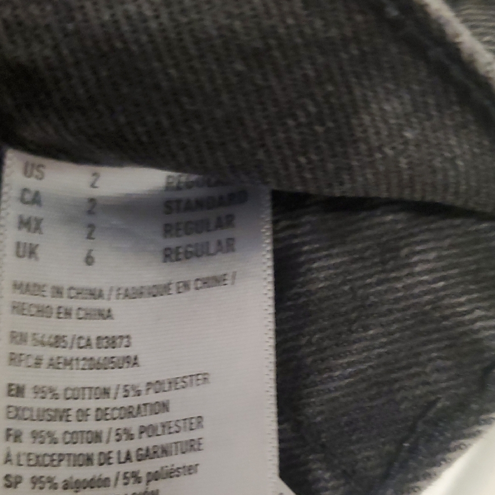 American Eagle Outfitters Faded Black Jeans - Picture 2 of 5